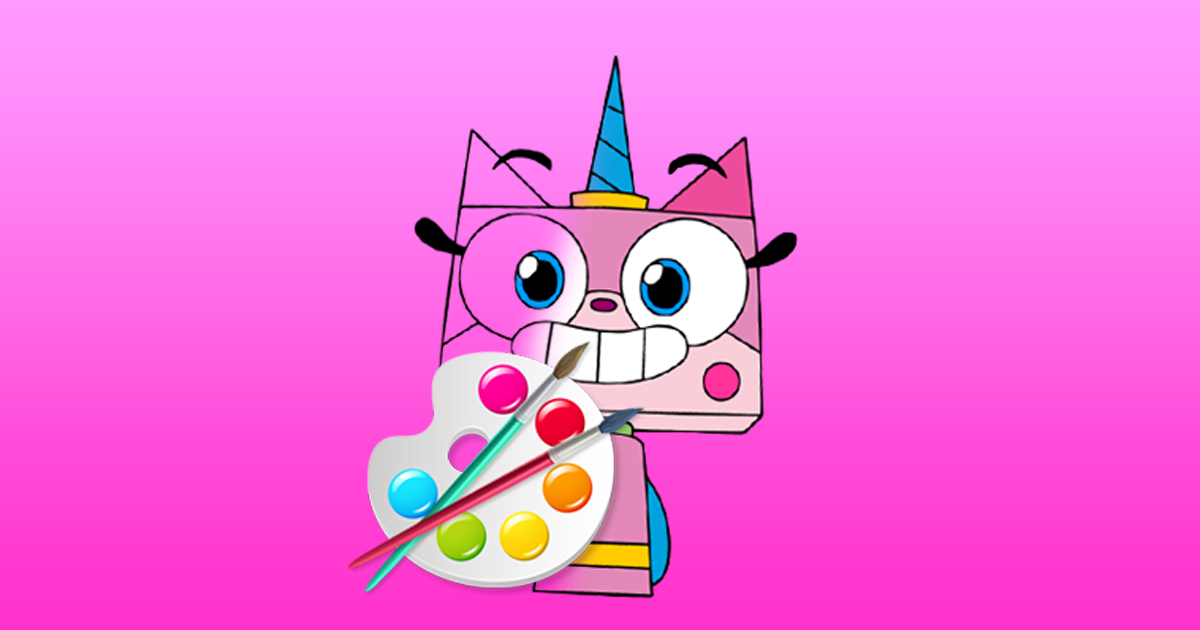 Image Unicorn Kitty Coloring Book